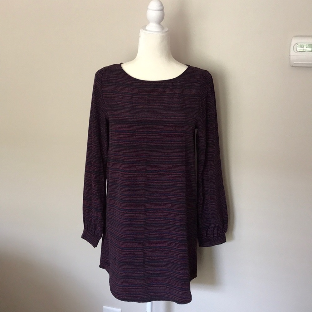 Print shift dress